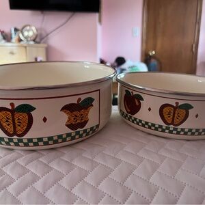 Decorative Fruit Pattern Bowls